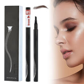 2024 New Eyebrow Microblading Pen, 3D Waterproof Microblading Eyebrow Pencil Contouring Pen, 4-Tipped Precise Brow Pen, Natural Long-Lasting Fine Stroke Magic Eyebrow Pencil